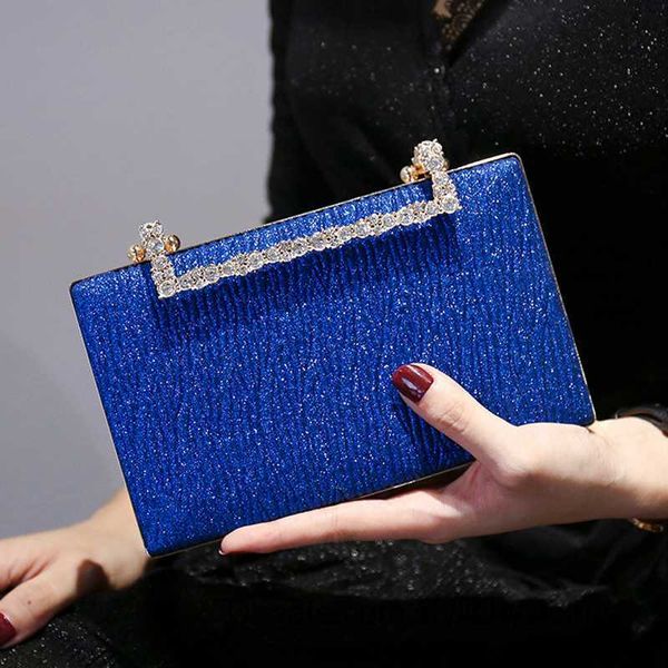 Borse a tracolla Borse blu royal Pochette a tracolla pieghettata Borsa da sera femminile Borsa a tracolla a tracolla Borsa da sposa Tendance 2023 Borsa da donna