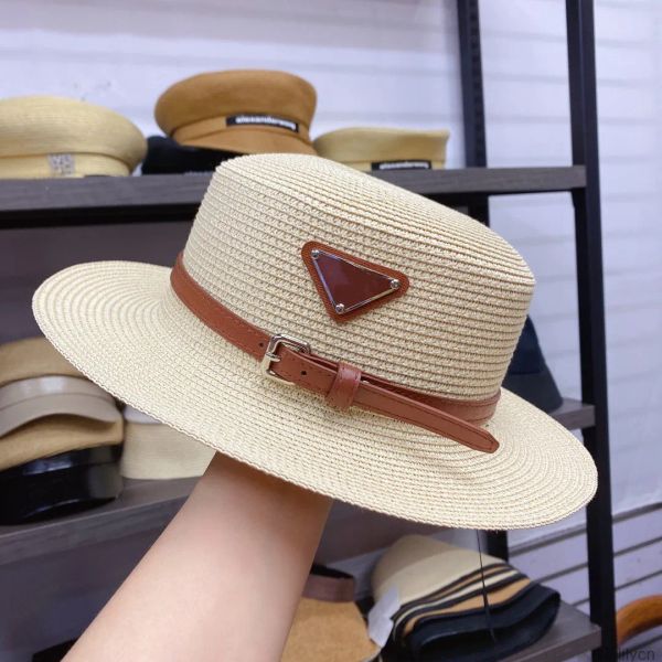 Tasarımcı Caps Buck Hat Moda Erkek Kadınlar Takılmış Şapkalar Yüksek Kaliteli Saman Sun Plaj Kapakları 5/5000 Bohemya