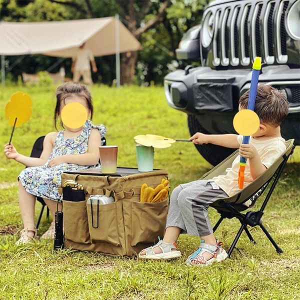 Mobili da campeggio Sedia da campeggio portatile per bambini Pieghevole Prato all'aperto Schienale piccolo Pesca per Sit Picnic