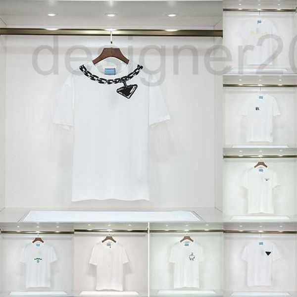Erkekler Tişörtler Tasarımcı Erkek Tişörtlü Kadınlar Tasarım Baskı T-Shirt Yaz Bayanlar Gömlek Top Kısa Kollu Tee Erkek Giyim Giyin Tees Nefes Alabilir Toplu Boyut S-3XL 44TE