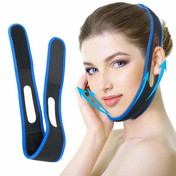 Gesichtspflegegeräte Slim Strap Chin Up Patch Double Reducer Lifting Belt Bandage Anti-Falten-Maske V Line 230608