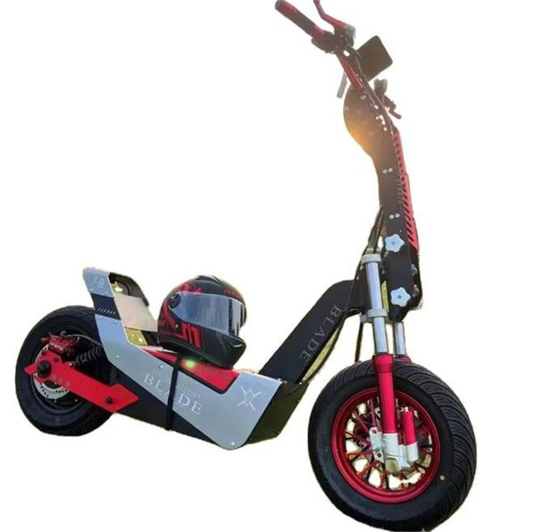 Elettronica Grande potenza del motore 72V Scooter elettrico per adulti Auto bilanciamento Skateboard Bici da moto pieghevole