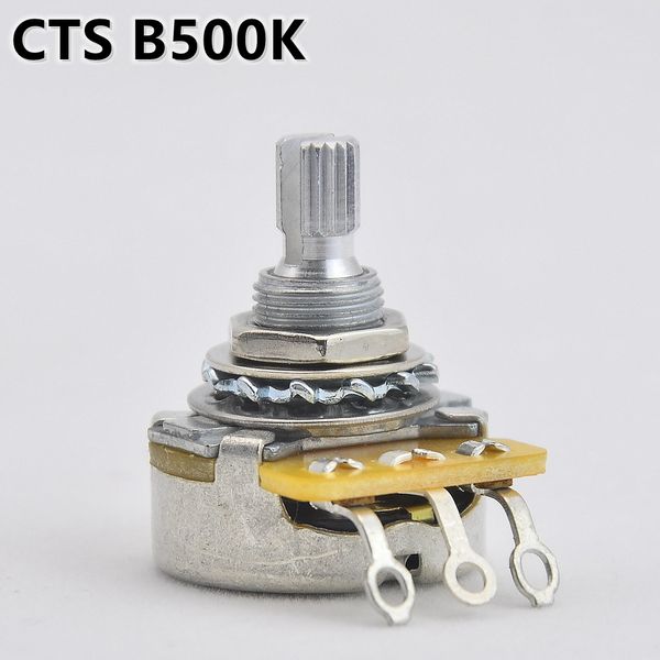 18 Splines B500K CTS Potentiometer (POT) für E-Gitarre (Bass)