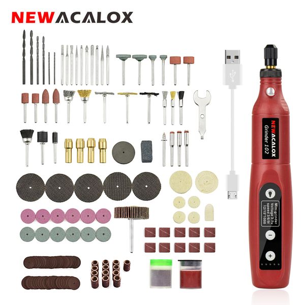 Açı öğütücüler Acalox Mini Öğütücü Makinesi USB Şarj Değişken Hızlı Döner Araçlar Kit Ahşap DIY Güç Aleti Sandingpolishing 230609