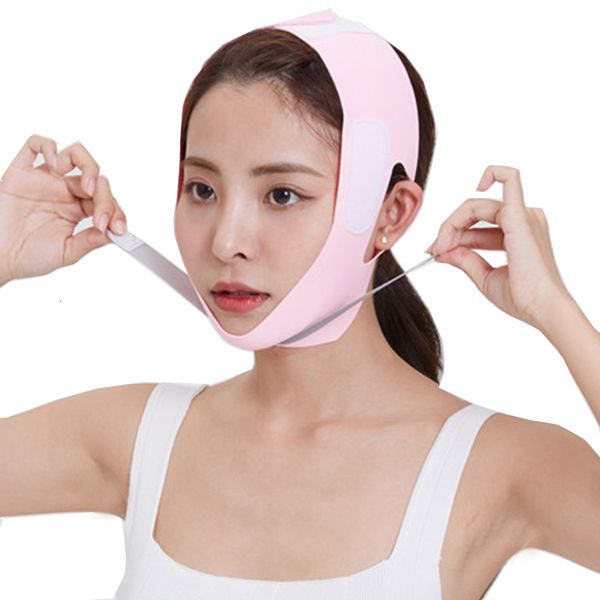 Dispositivos de tratamento facial Lifting facial com bandagem de emagrecimento Sleep V Shaper Elevador de forma para redução do queixo duplo Massagem 230608