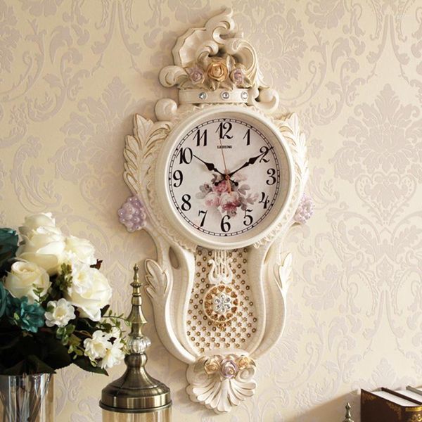 Настенные часы кухонные часы Большие 3D -модели дизайн гостиной роскошная роскошная необычная молчаливая Horloge Murale Home and Cormeration AB50WC