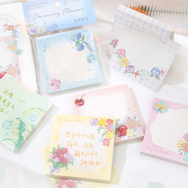 6 packs/LOT Colorful Glass Dream Series Cute Bella Decorazione Creativa Carta FAI DA TE Memo Pad