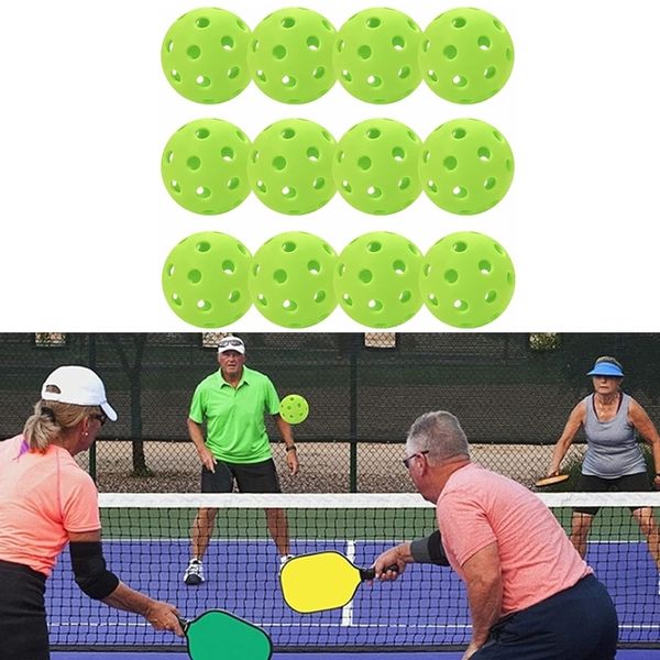 Tennisschläger Outdoor Pickleball Bälle Sport 40 Löcher HighVis Optic Pickleballs USAPA Standard Training Hohlball 230608