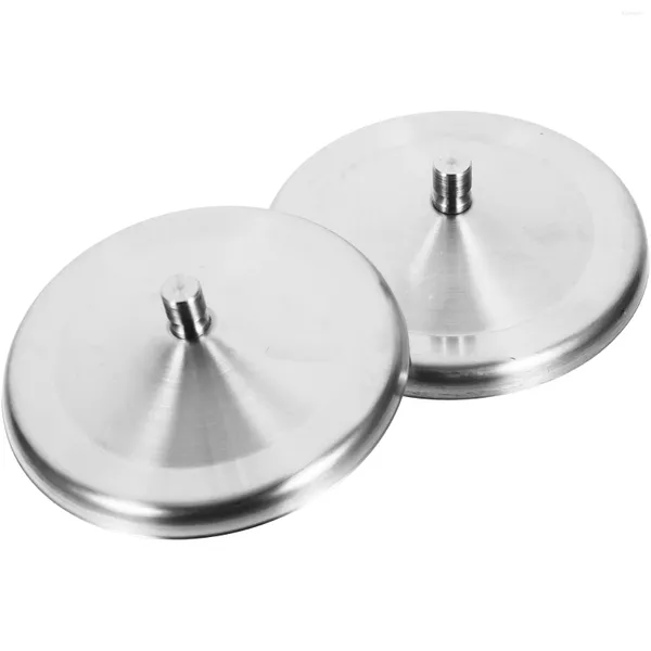 Conjuntos de utensílios de jantar 2pcs aço inoxidável aço de chá de chá de chá de tampa de tampa de tampa de caneca para cozinha 10cm