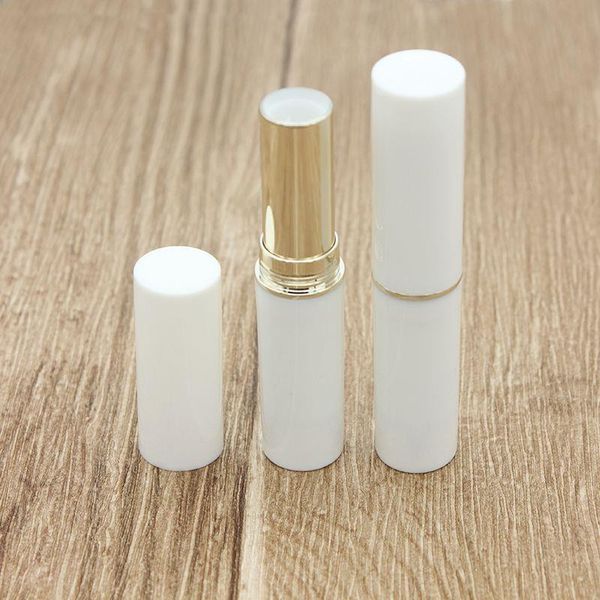 28g Cosmético Vazio Chapstick Garrafa Lip Balm Tubos Recipientes de Batom Caseiro com Tubo Interno de Prata Dourado Fkokg