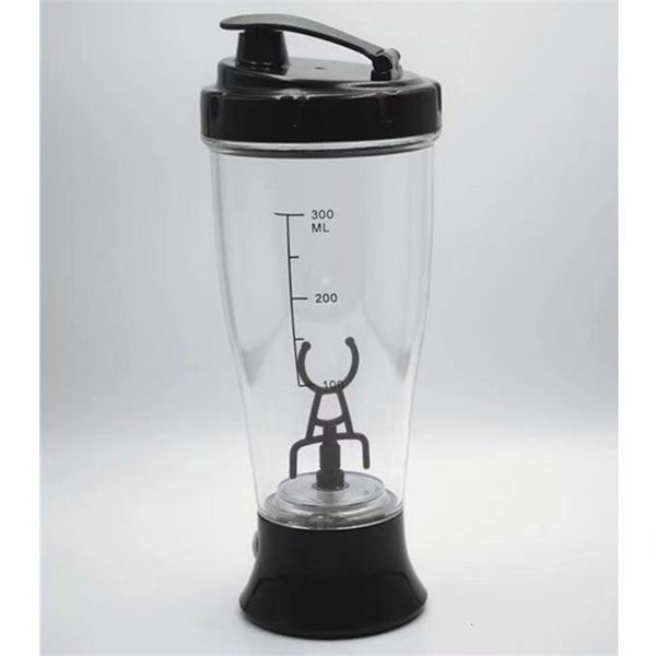 Wasserflaschen Elektrischer Protein-Shaker Mischbecher Automatischer selbstrührender Wasserflaschenmischer Ein-Knopf-Schalter Trinkgeschirr für Fitness-Studio 350 ml 230608