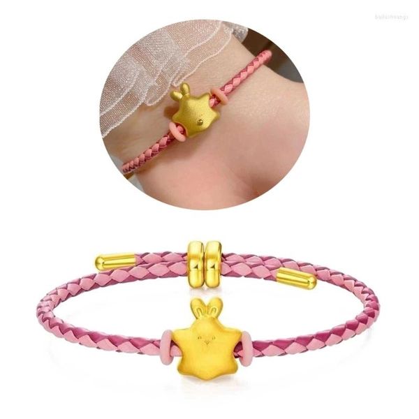 Braccialetti con ciondoli Braccialetto a stella per le donne Trasporto fatto a mano Corda intrecciata a mano Gioielli per amanti carini Regalo di compleanno