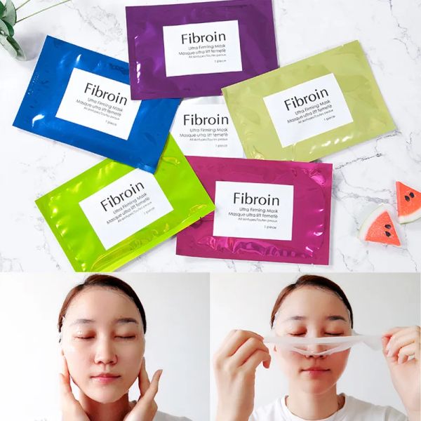 Thailandia Fibroin Ultra Firming Face Mask Silk Masque Skin Care Maschere facciali idratanti profonde