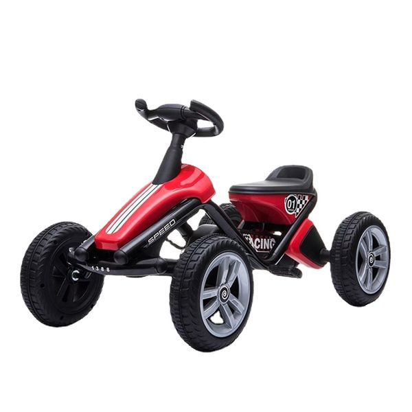 JayCreer Pedale Go Kart a 4 ruote per bambini 3-6 anni