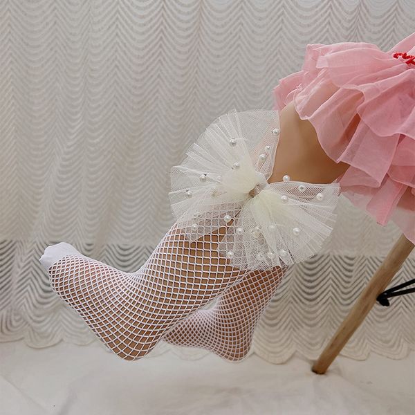 Детские носки 3 цвета милые дети девочка Lolita Pearl Bow Socks.kid малыш