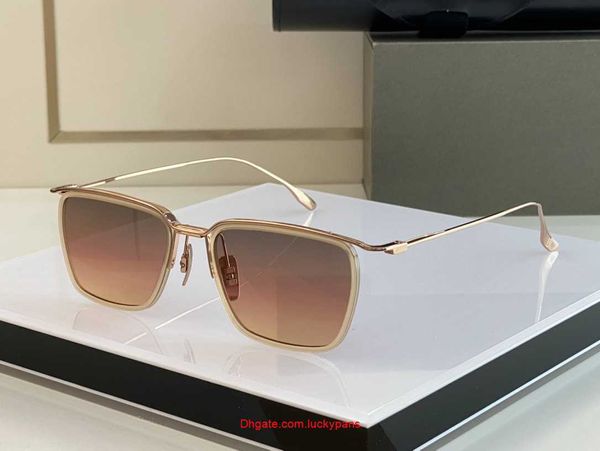Ein Dita -Schema Eine höchste hochwertige Sonnenbrille für Männer Retro Luxury Brand Designer Frauen Sonnenbrillen Punk Fashion Design Bestseller Pilot Eyegl DC