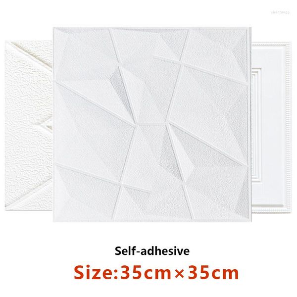 Papéis de parede papel de parede autoadesivo 3D painel de parede sala de estar à prova d'água adesivo à prova de umidade quarto decoração de casa infantil