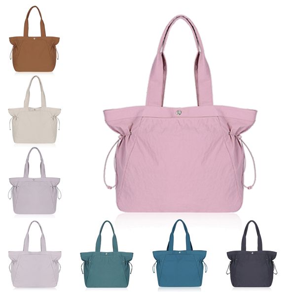 Borsa tote grande da donna firmata lulu lemon con manico superiore Borsa a tracolla per il corpo Keepall borsone da palestra Borsa a tracolla da uomo in nylon Borse di lusso da viaggio impermeabili Grande negozio Borse