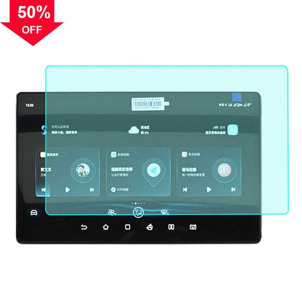 Nova navegação gps do carro tela temperada painel protetor capa interior película protetora para byd atto 3 yuan plus 2022 2023