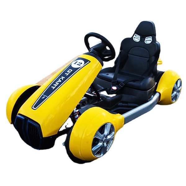 Carro elétrico infantil com tração dupla nas quatro rodas, moto legal, kart, controle remoto, carro elétrico para crianças, presente de natal