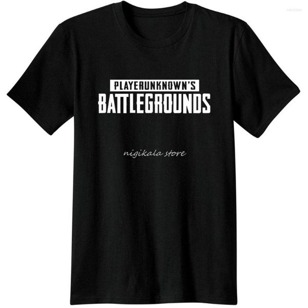 Erkek Tişörtleri Pubg Playerunknowns Battlegrounds Video Oyunu Oyun Tişörtleri Erkekler Tees Teats Casual Giyim Nigikala Kısa Kollu