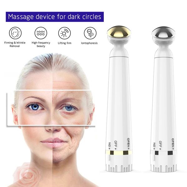 Steamer Mini Electric Vibration Eye Massager AntiAgeing Wrinkle Dark Circle Pen Rimozione Ringiovanimento Beauty Care Makup Tool 230608