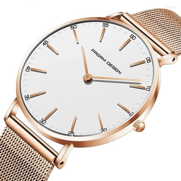 Relógios de pulso da melhor marca fashion 40 mm casal quartzo 30 m à prova d'água luxo pulseira de aço inoxidável relógio esportivo