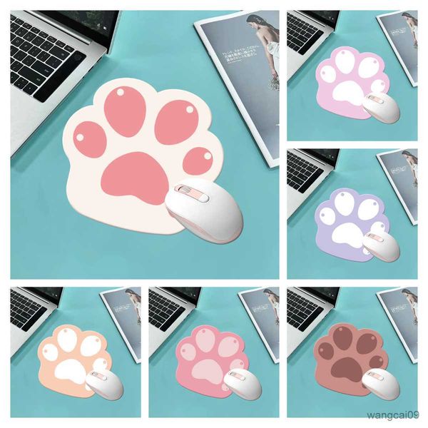 Mouse pads pulso gato pequeno mouse pad desktop bonito acessórios de jogos para escritório em casa