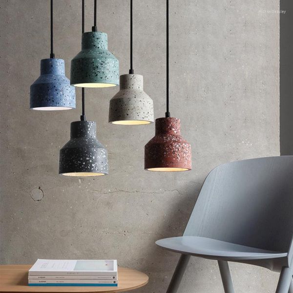 Lampade a sospensione Modern Led Oval Ball Geometric Light Hanging Scatola di vetro turca Lampada a gabbia di ferro Sala da pranzo