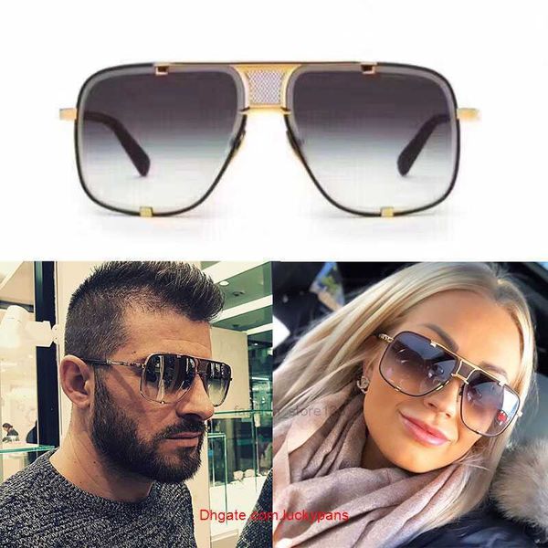AA Designer Brille Sonnenbrille Designer Herren Damen Dita Mach Five Metall Rahmenlos Einteiler Luxusmarke Sonnenbrille Top Qualität Original
