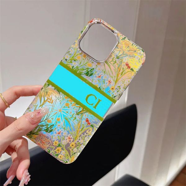 Телефон аксессуары Fahsion Designer Laser Phone Case Letters Shockper Phone Cover для iPhone 14 13 12 11 Pro Max Plus XR 14PRO 14PROMAX 13PRO 7 8 8 8