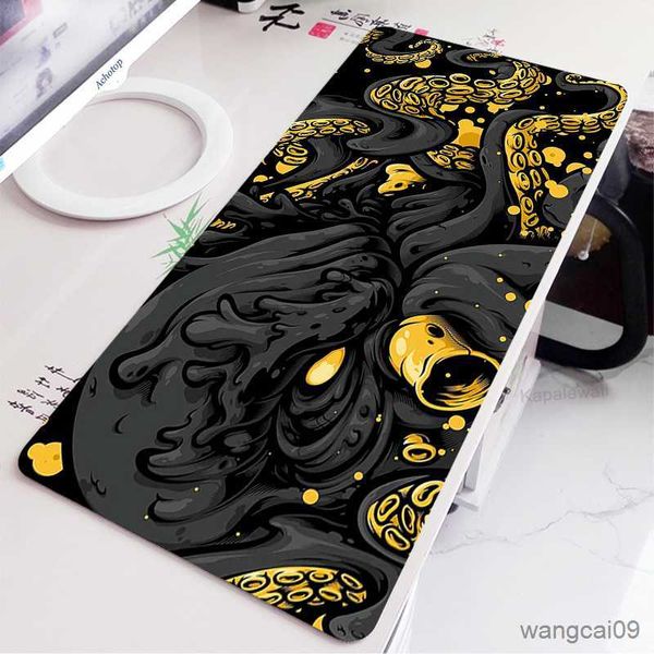 Mouse pads de pulso multi-tamanho arte mouse pad componentes do jogo arte design mouse pad preto bonito gamer computador teclado mesa