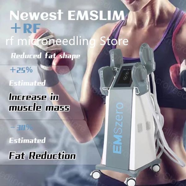 6500W RF DLS-EMSLIM Equipamento de escultura Neo RF EMS Estimulador muscular Queima de gordura Moldar o corpo Máquina de beleza para itens de beleza de alta intensidade