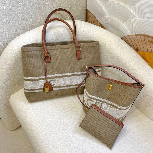 Borsa di design di lusso alla moda borsa da donna Triomphe arco ascella borsa da viaggio grande borsa tote borsa a tracolla borsa secchiello French Touch