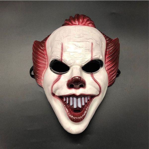 Partymasken Halloween Horror Clown Maske PVC Cosplay Requisiten Maskerade Bühnenshows Rave Festival Clubwear 230608