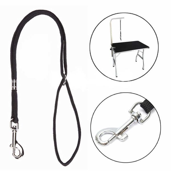 Hundehalsbänder, Leinen, 2 Stück, langlebige Leine, Nylon, für Haustiere, Schlinge, Schlaufe, Clip, Seil, verstellbar, für Hunde, Pflegetisch, Schlinge, Rückhalteseile für Badetische, Z0609