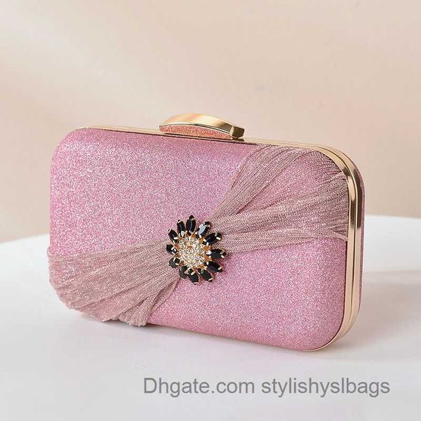 Umhängetaschen, rosa Taschen, Designer-Marken-Luxus-Damen-Clutch-Tasche, Braut-Damen-Handtaschen, Vintage-Abend-Geldbörse, kleine Over-the-Shoulder-Geldbörsen