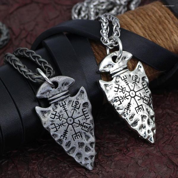 Подвесные ожерелья викинги меч амулет ожерелье с подарочной сумкой с подарочным пакетом