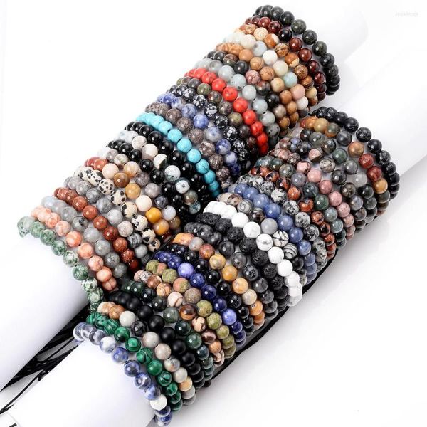 Charm Armbänder Natürliche Achate Aventurin Türkise Malachit Stein Armband Reiki Yoga Perlen Für Männer Frauen Glück Geschenke Schmuck