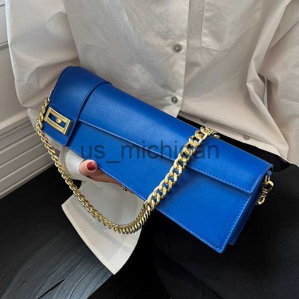 Abendtaschen Designer Luxus PU Leder Klappe Umhängetaschen Büro Frauen 2023 Marke Große Umhängetasche Sling Taschen Kette Handtaschen und Geldbörsen J230609