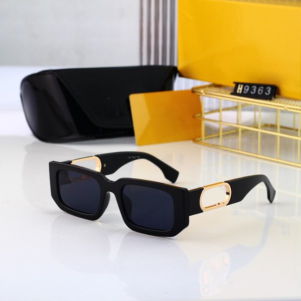 Moda Erkek Tasarımcı Güneş Gözlüğü Net Kırmızı Aynı Erkek ve Kadınlar Güneş Gözlükleri Marka Retro Küçük Kutu Elipse 5 Renk