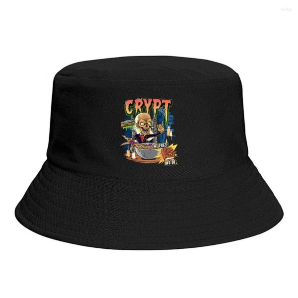 Berretti Summer Cookie Crypt Cereal Bucket Hats For Unisex Creepshow Billy 1982 Horror Film Outdoor Pieghevole Bob Fishing Fisherman Hat