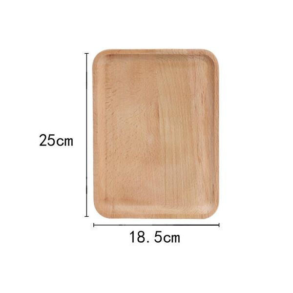 2021 holz Rechteck Quadrat Obst Gerichte Obst Kuchen Snack Platte Hause Restaurant Tee Tablett Steak Sushi Teller Brot Dessert Platten