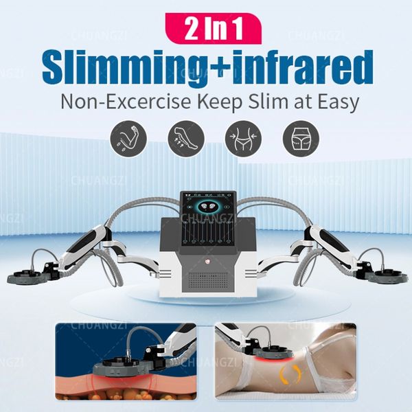 Hot EMS Radiofrequenza Infrarossi Emszero Neo Stimolatore Muscolare Apparecchiatura Dimagrante Elettromagnetica Body Shaper 2 Maniglia