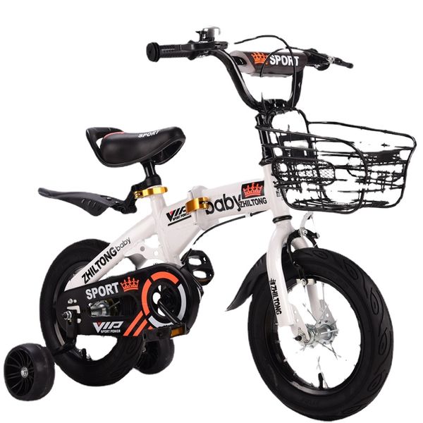 Bicicleta infantil nova bicicleta dobrável para bebês de 2 a 12 anos para meninos e meninas 12/14/16 polegadas bicicleta externa