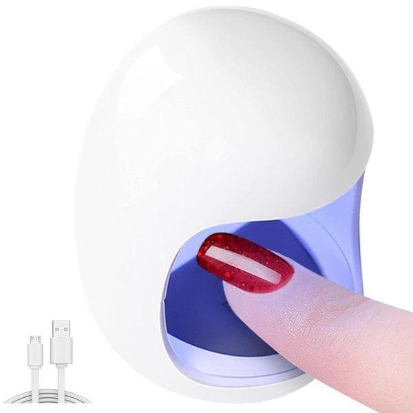 Essiccatori per unghie 2023 Mini Potherapy Lamp Cute Egg Gel UV USB Light LED Therapy Sun Dryer Art Tools