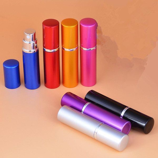 1pc Hot 5ml Small Vials Pump Pump Aluminum Glass Perfum