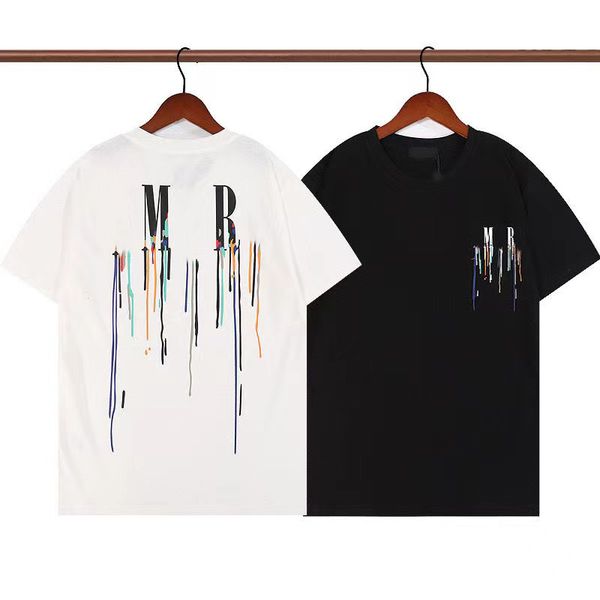 Camisetas de grife estampadas fashion masculinas de algodão de alta qualidade camisetas casuais manga curta luxo hip hopS-XL