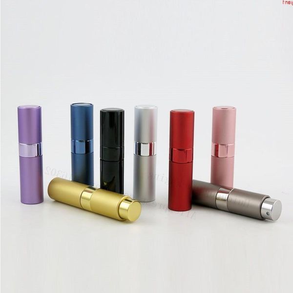 200 x Frasco de perfume de spray de alumínio para viagem, portátil, substituível, vazio, atomizador, de 8 ml, de alta qualidade Felkr