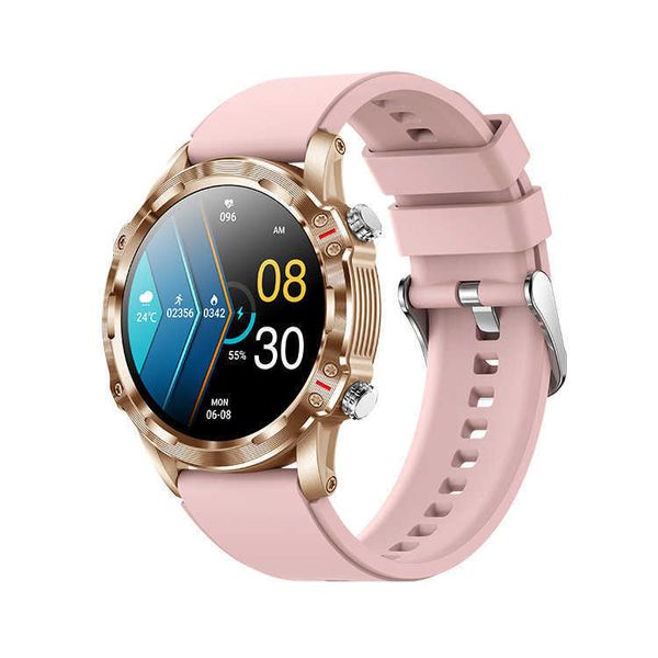 Nuovo CF89 ad alta definizione full touch Bluetooth chiamata misuratore di esercizio passo ciclo femminile frequenza cardiaca salute AI anello orologio intelligente